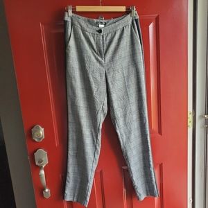 Tuxedo Stripe Plaid Pants - Never Worn!